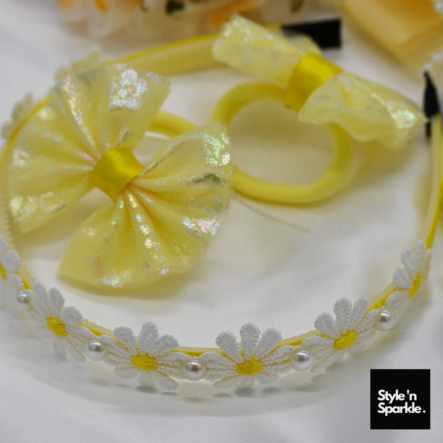 Yellow Tulle Kids Gift Bag