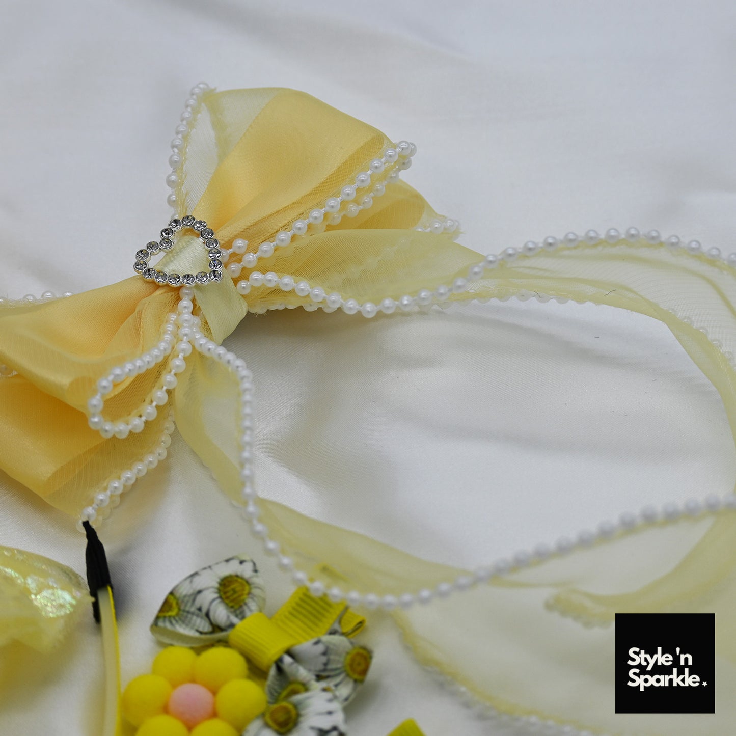 Yellow Tulle Kids Gift Bag