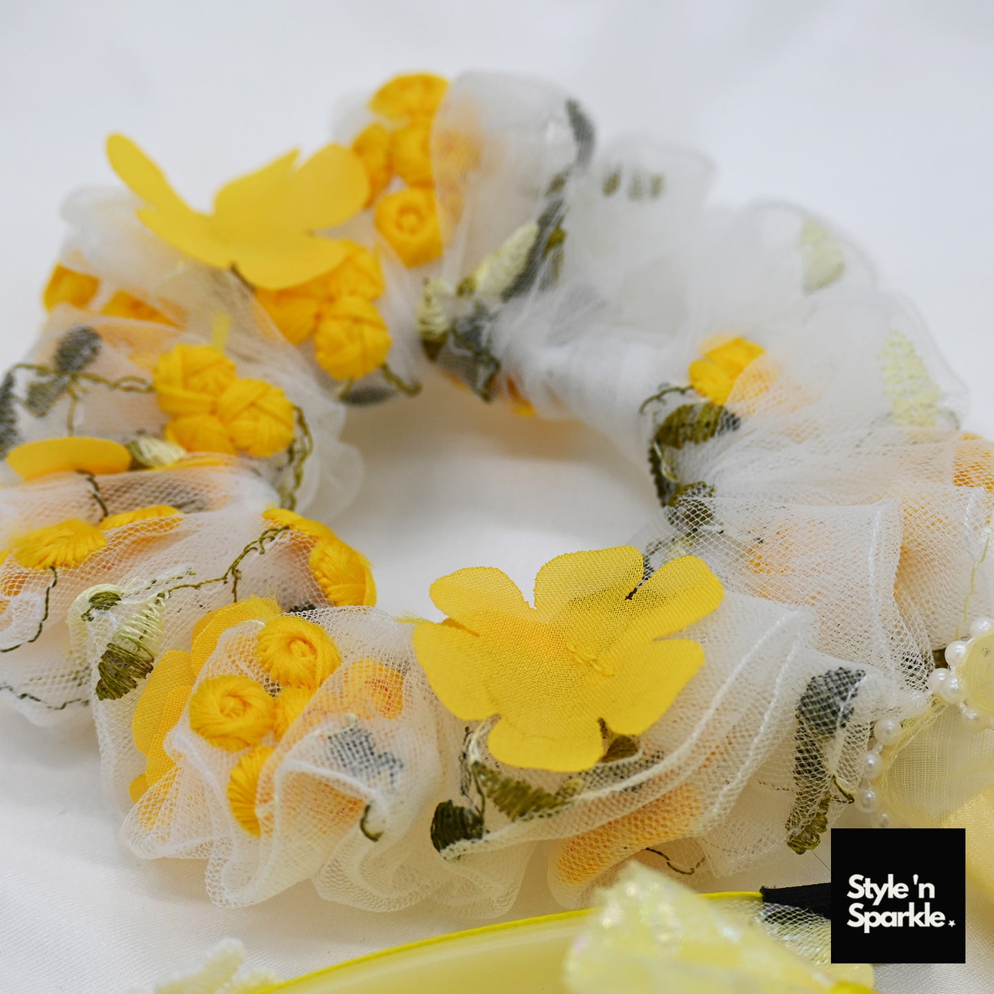 Yellow Tulle Kids Gift Bag